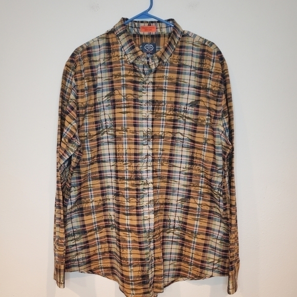 St. John's Bay Longsleeve Button Down - Picture 1 of 10